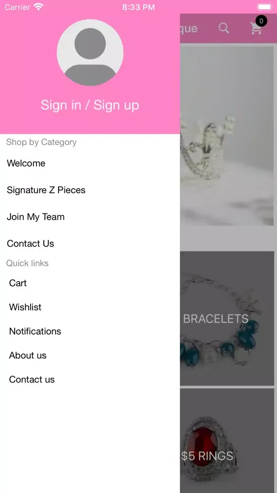 Ảnh chụp màn hình của Bling Street Boutique