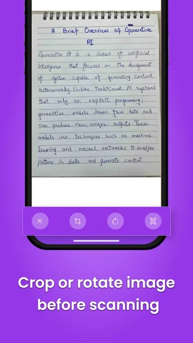 Captures d'écran de Image to text : Text scanner