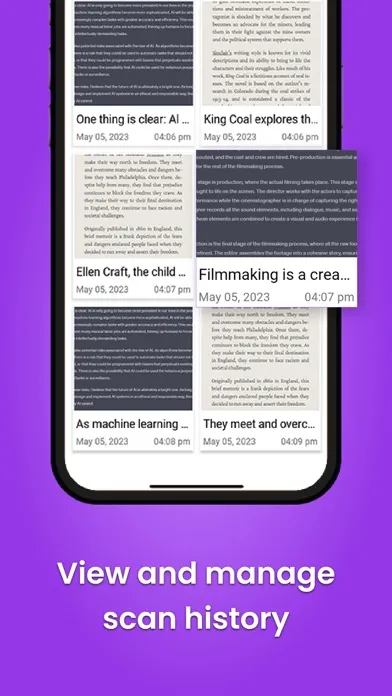 Captures d'écran de Image to text : Text scanner