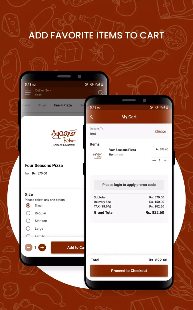 Ayaans Bakers Screenshots
