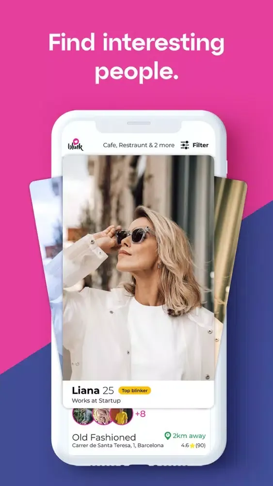 Captures d'écran de Blink Dating App