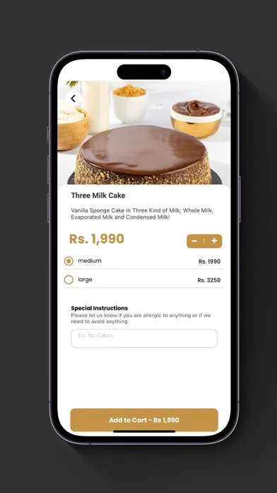 Delizia App Screenshots