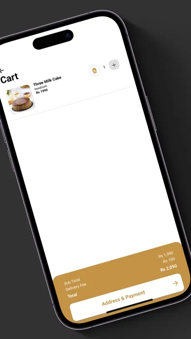 Delizia App Screenshots