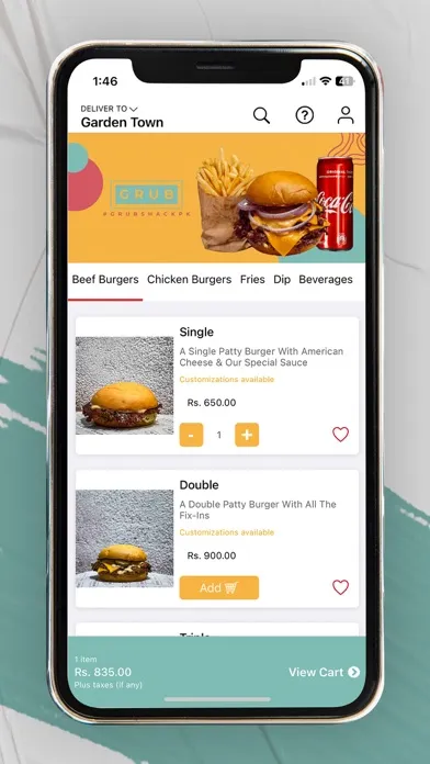 Grub Shack سکرین شاٹس