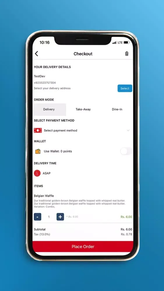 Zrzuty ekranu IHOP Pakistan