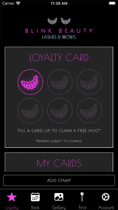 Capturas de tela do Blink Beauty