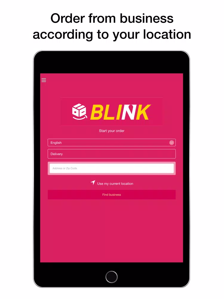 Tangkapan layar BLINK CY iPad 