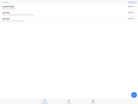 تصاویر Blink Voice Chat iPad 