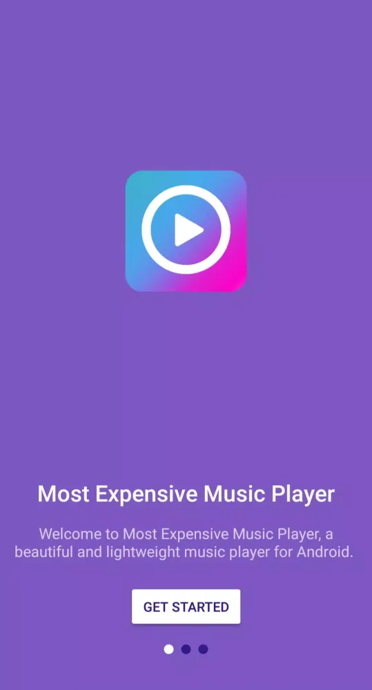 Capturas de tela do Most Expensive Music Player