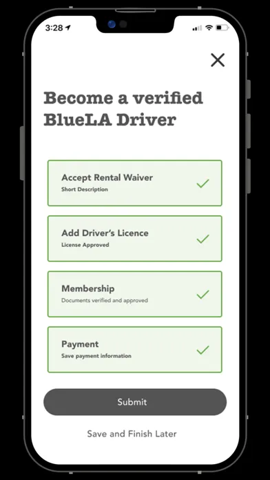 Capturas de tela do BlueLA by Blink Mobility