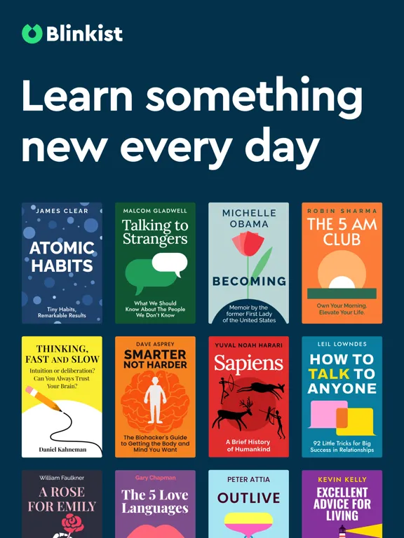 Скриншоты Blinkist: Book Summaries Daily iPad 