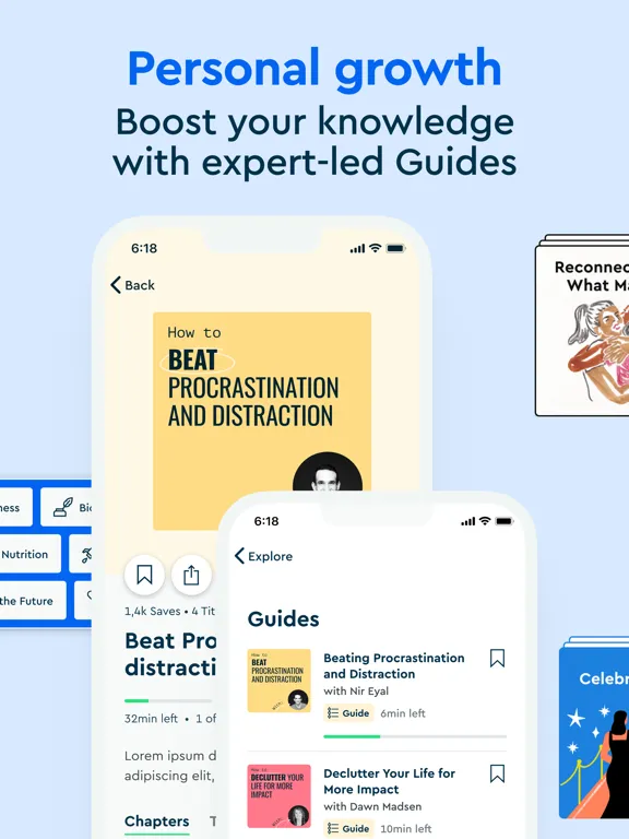 Скриншоты Blinkist: Book Summaries Daily iPad 