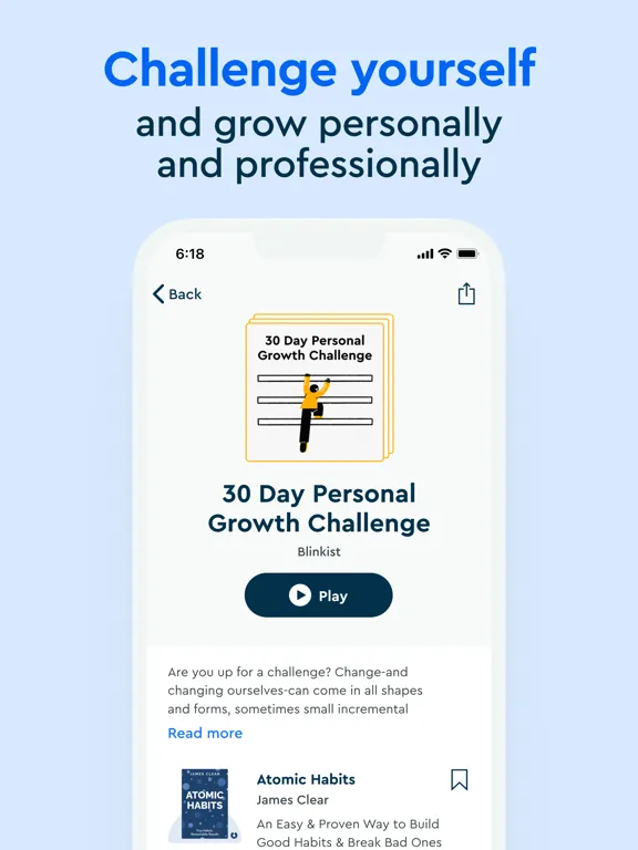 Скриншоты Blinkist: Book Summaries Daily iPad 
