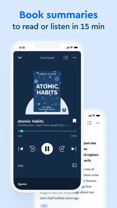 Скриншоты Blinkist: Book Summaries Daily