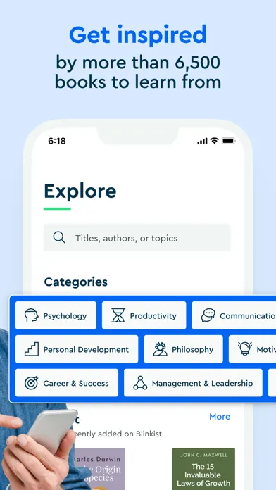 Скриншоты Blinkist: Book Summaries Daily