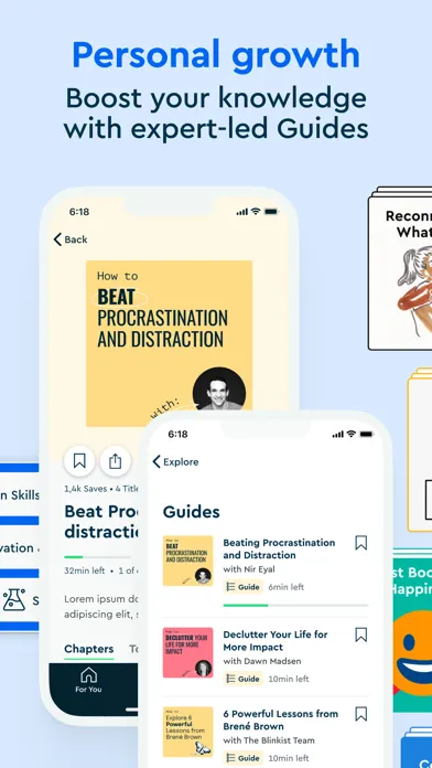 Скриншоты Blinkist: Book Summaries Daily