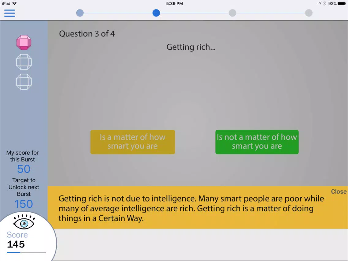 Zrzuty ekranu Science of Getting Rich: The Blink Training Course iPad 