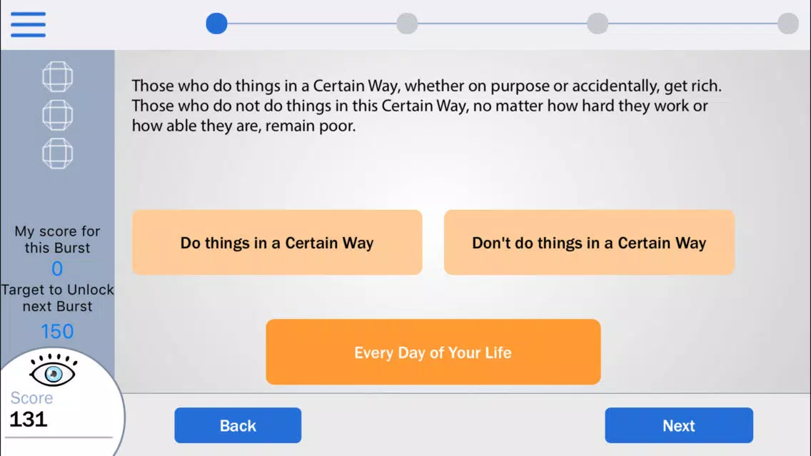 Zrzuty ekranu Science of Getting Rich: The Blink Training Course