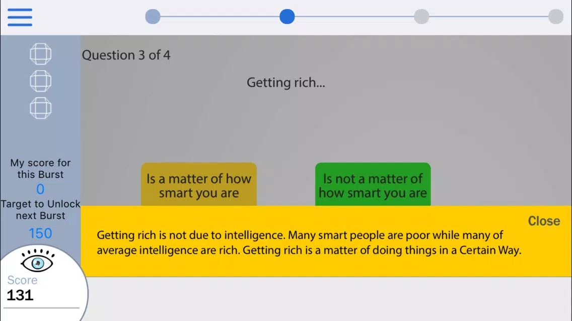 Zrzuty ekranu Science of Getting Rich: The Blink Training Course