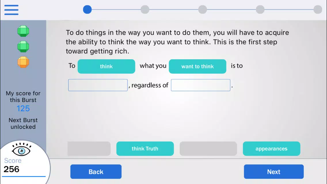 Zrzuty ekranu Science of Getting Rich: The Blink Training Course