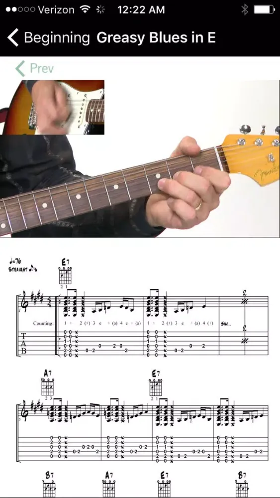 Zrzuty ekranu Learn Blues Rhythm Guitar by Rock Like The Pros