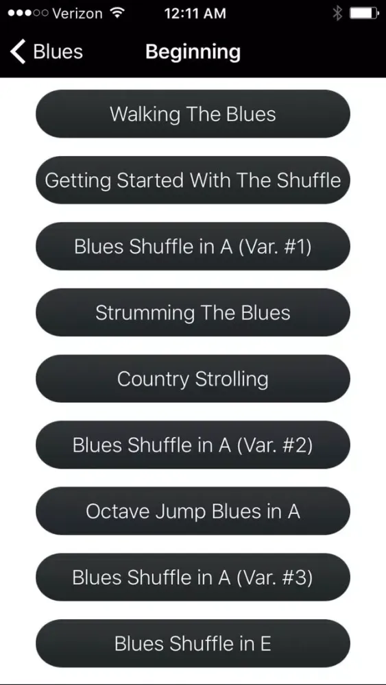 Zrzuty ekranu Learn Blues Rhythm Guitar by Rock Like The Pros