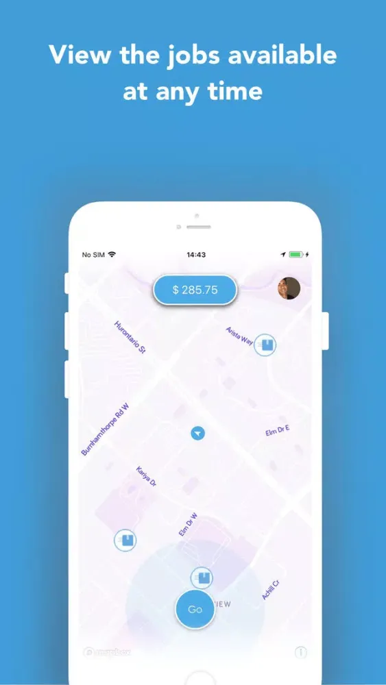 Скриншоты Blip.delivery