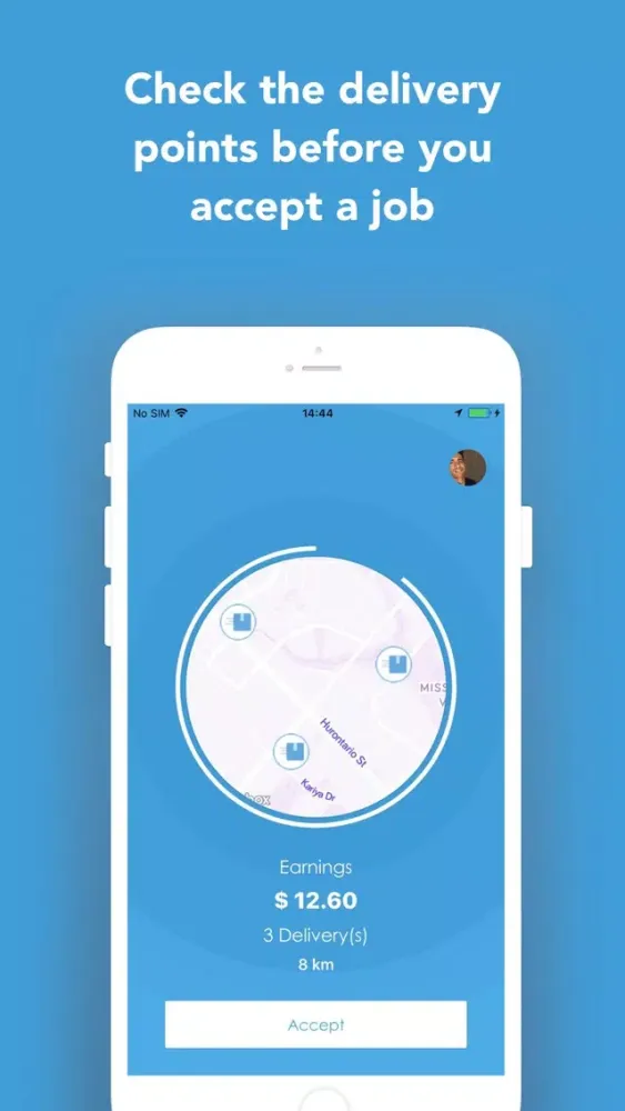 Скриншоты Blip.delivery