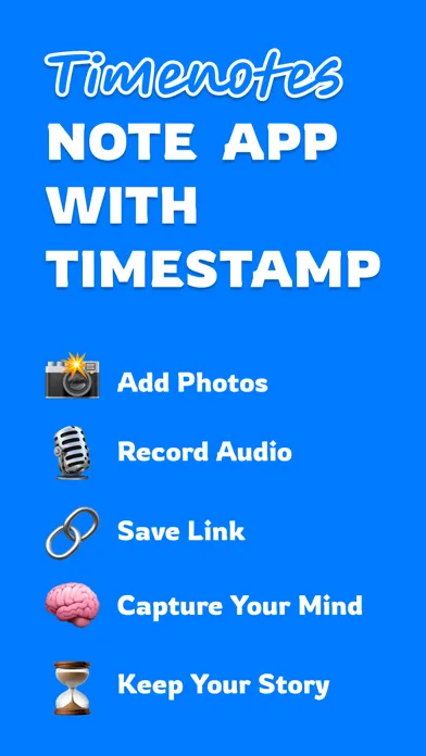 Screenshot di Timenotes: Note with Timestamp