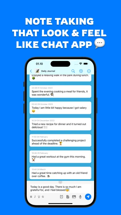 Screenshot di Timenotes: Note with Timestamp