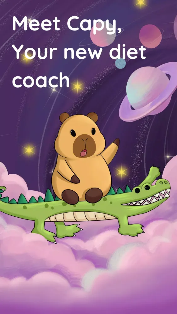 Capy Diet: Fun Calorie Counter Screenshots
