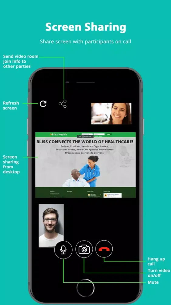 ภาพหน้าจอของ myBliss Health