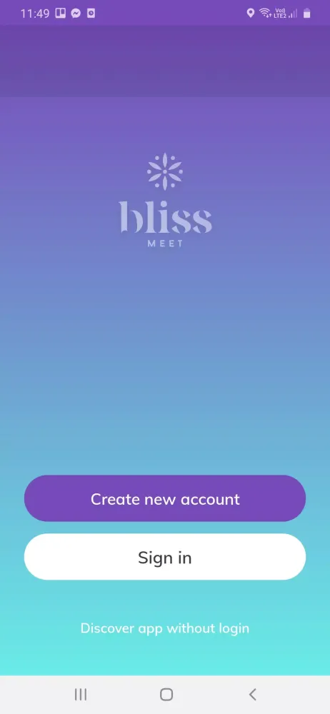 Captures d'écran de Bliss Meet