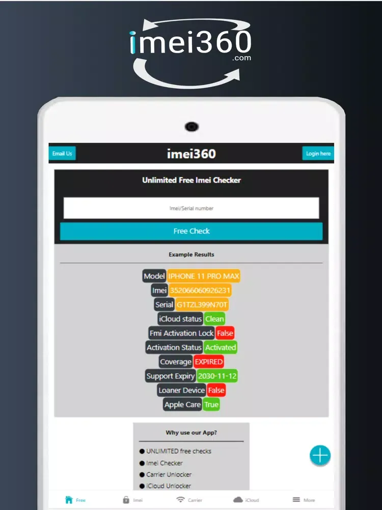 صور imei360 - Imei Services iPad 