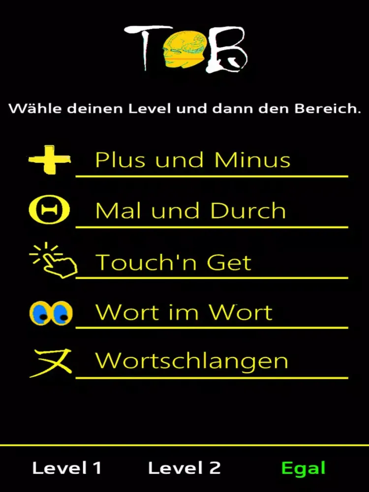 neu Train your Brain iPad 应用截图
