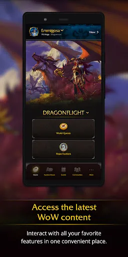 Скриншоты WoW Companion