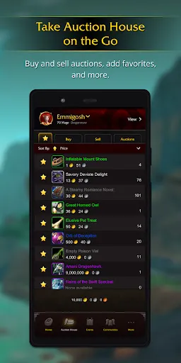 Скриншоты WoW Companion