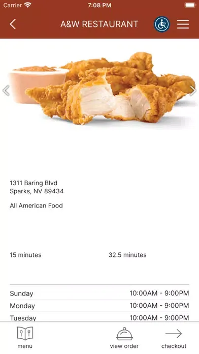 A&W Restaurant应用截图