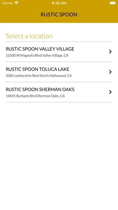 Capturas de tela do Rustic Spoon