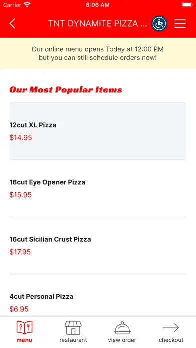 TNT Dynamite Pizza Screenshots