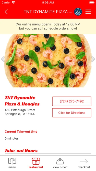 TNT Dynamite Pizza Screenshots