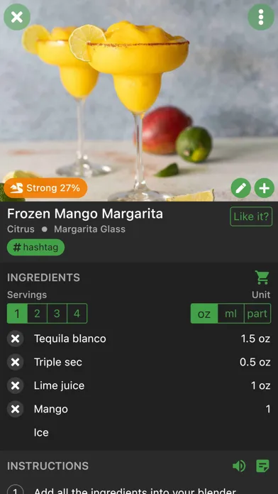 Cocktail Hobbyist - Recipes Screenshots
