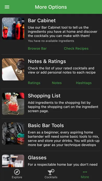 Cocktail Hobbyist - Recipes Screenshots