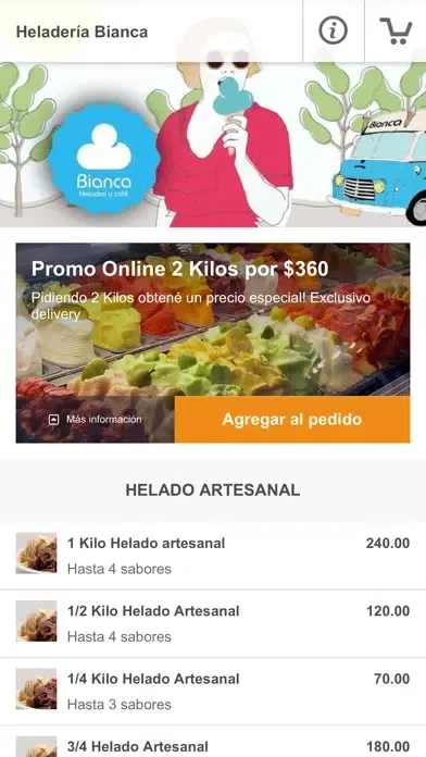 Heladería Bianca应用截图