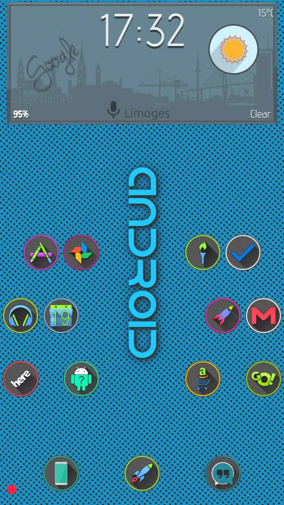 Tangkapan layar Blktop zooper widgets