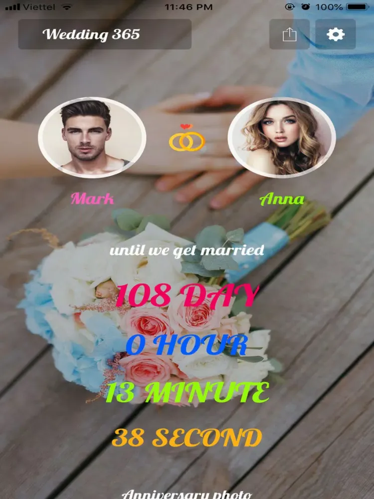 Capturas de pantalla de Wedding 365 -Wedding Countdown iPad 