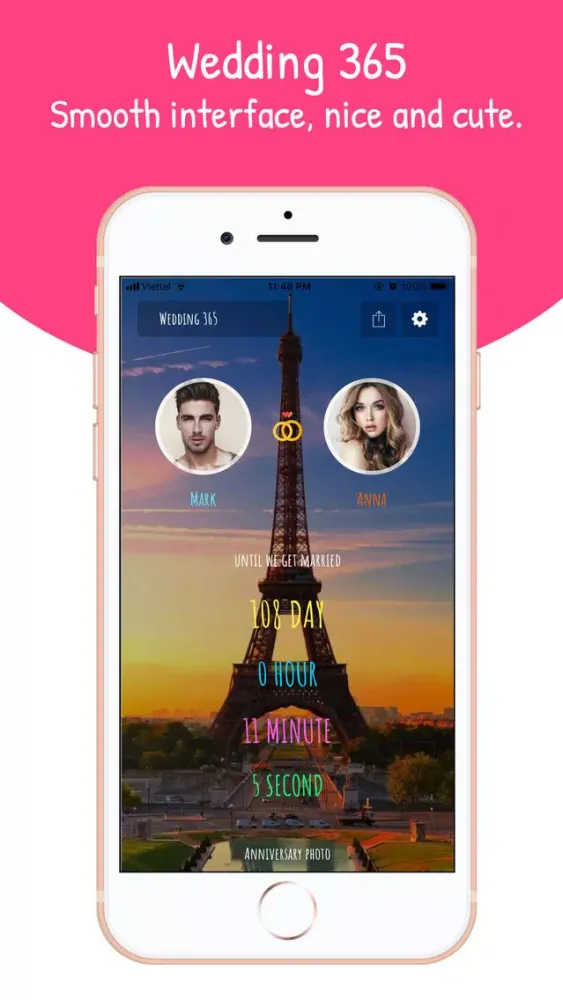 Capturas de pantalla de Wedding 365 -Wedding Countdown