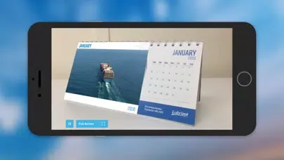 Tangkapan layar Lubrizol AR Calendar