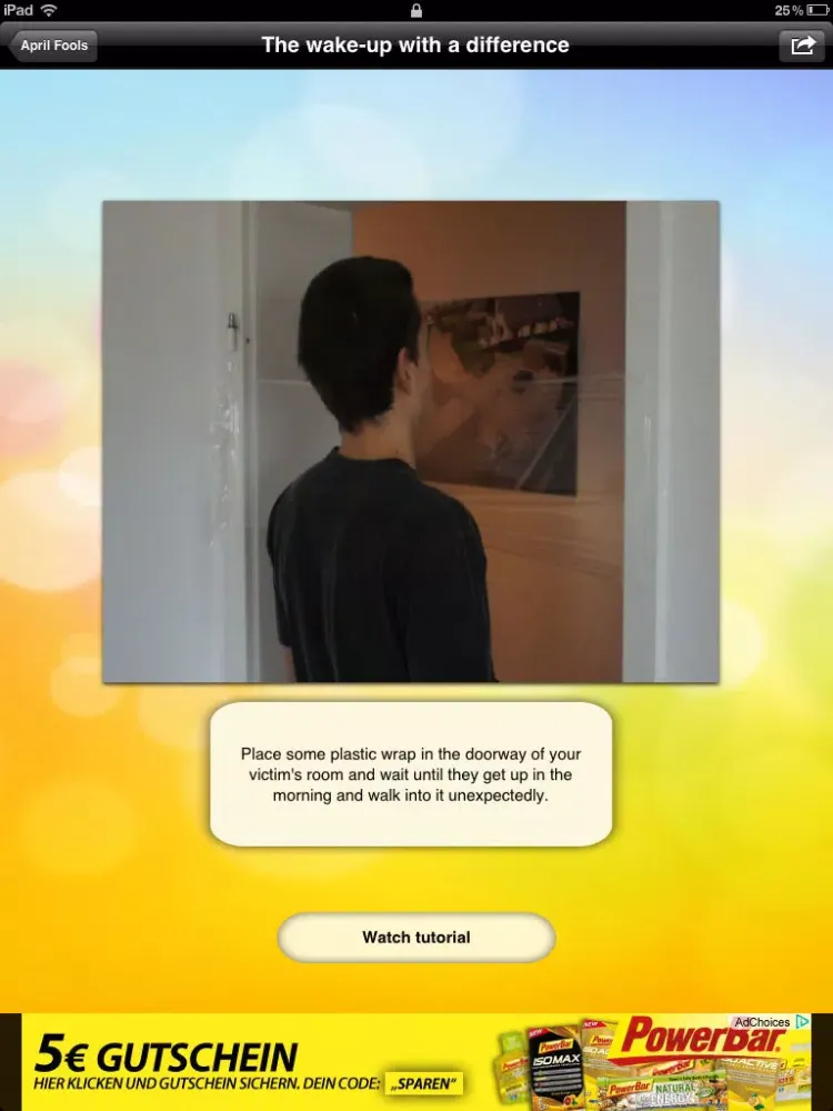 Capturas de tela do April Fools Free iPad 