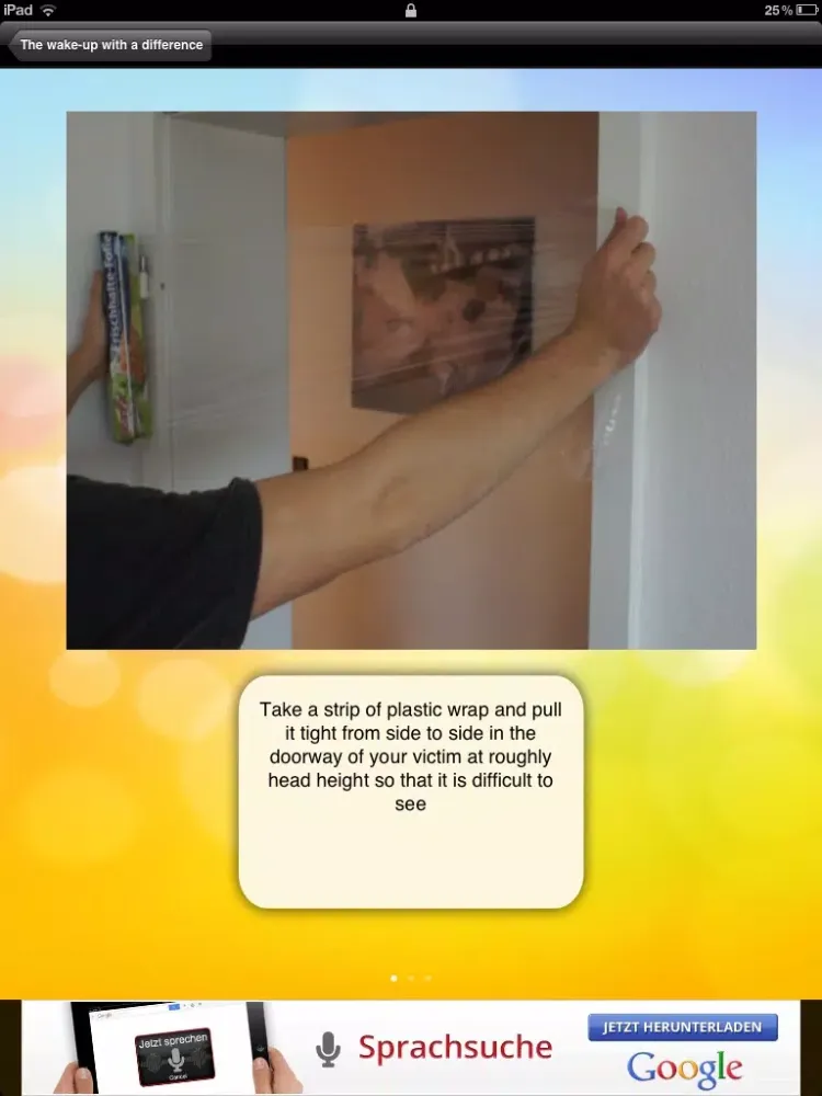 Capturas de tela do April Fools Free iPad 